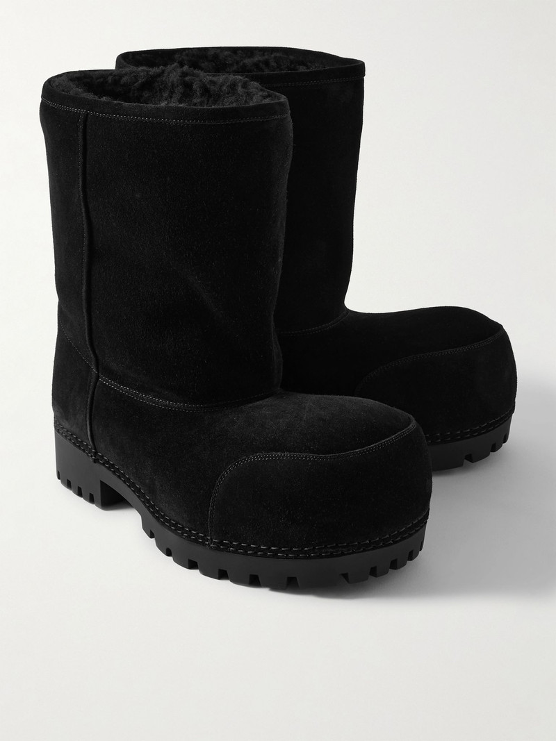 Alaska Shearling Boots Black 4