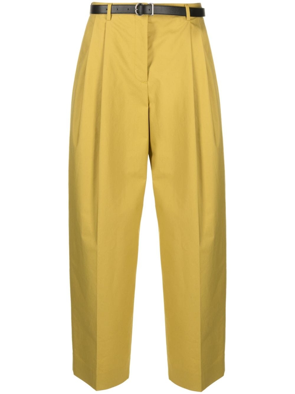 cotton straight-leg tailored trousers - 1