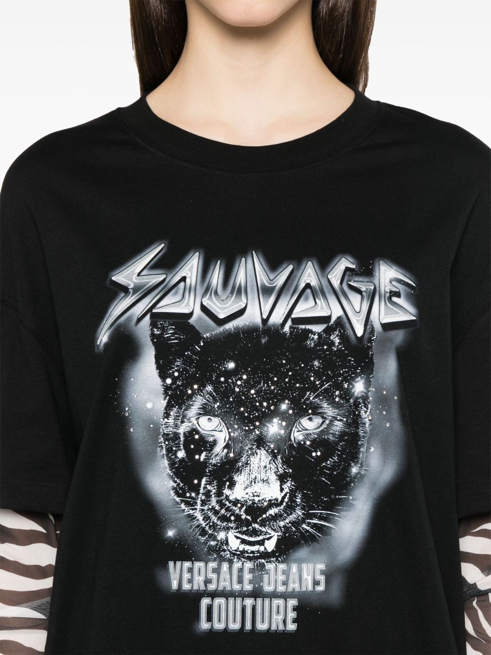 layered T-shirt - 5