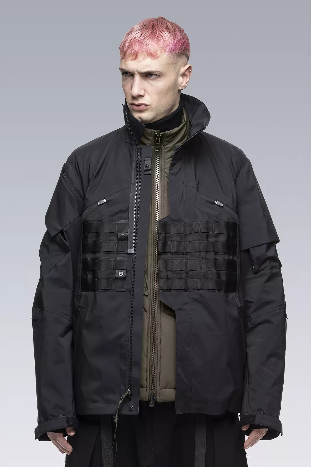 J1WTS-GT 3L Gore-Tex Pro Interops Jacket RAF Green/Black - 34