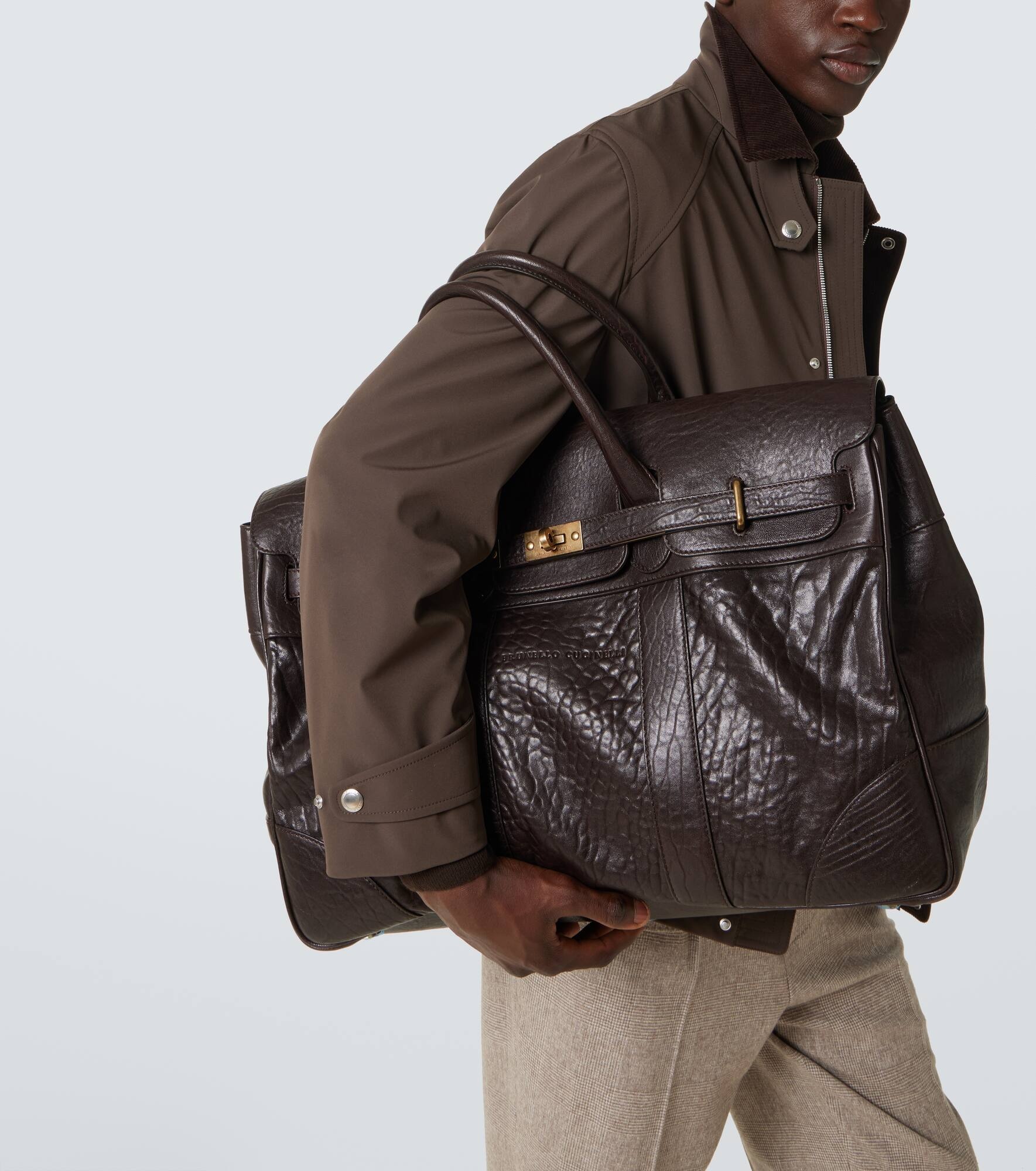 Leather travel bag - 3