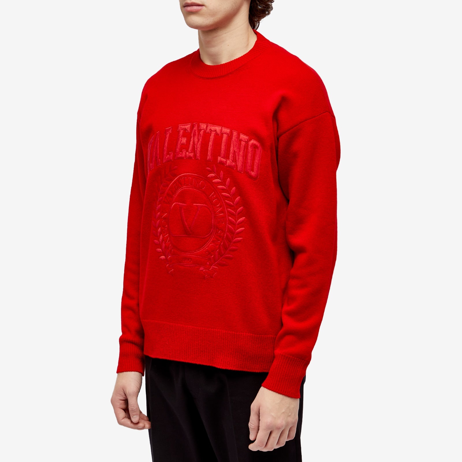 Valentino Crest Crew Sweater - 2