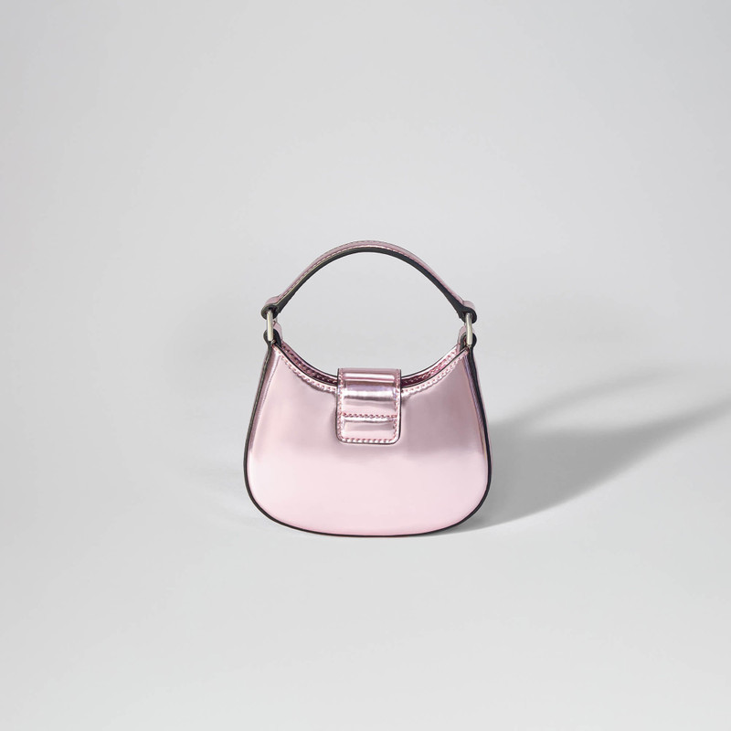 Pink Crescent Bow Micro Bag 3