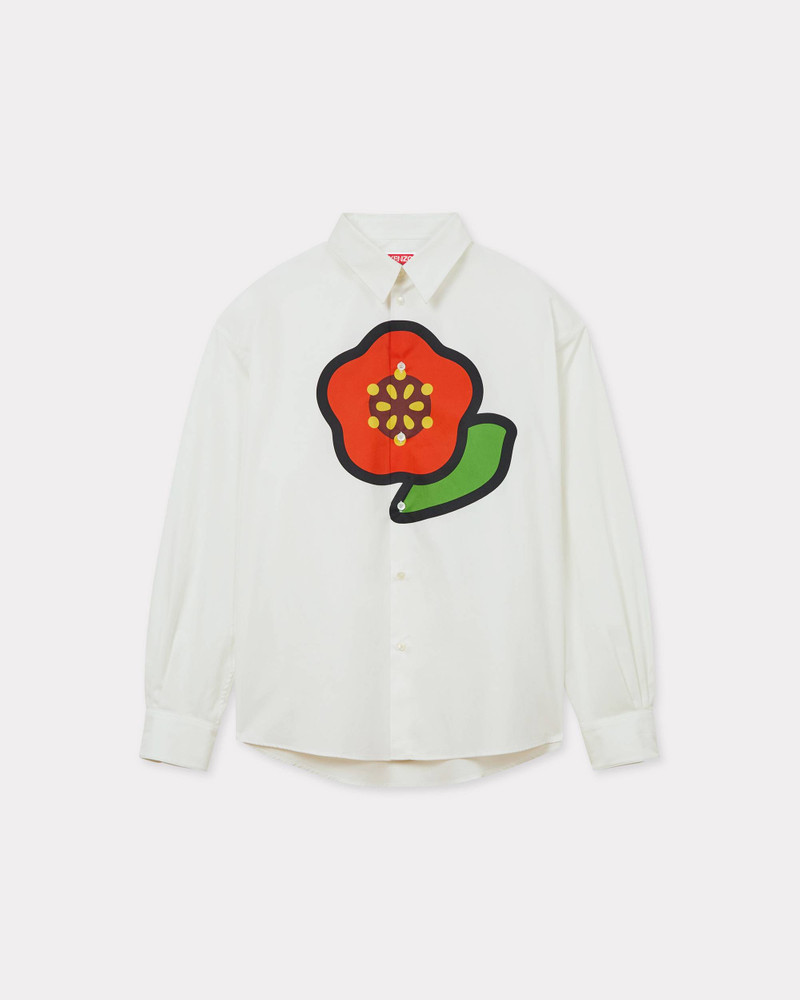 'KENZO Pop' printed casual poplin shirt 1