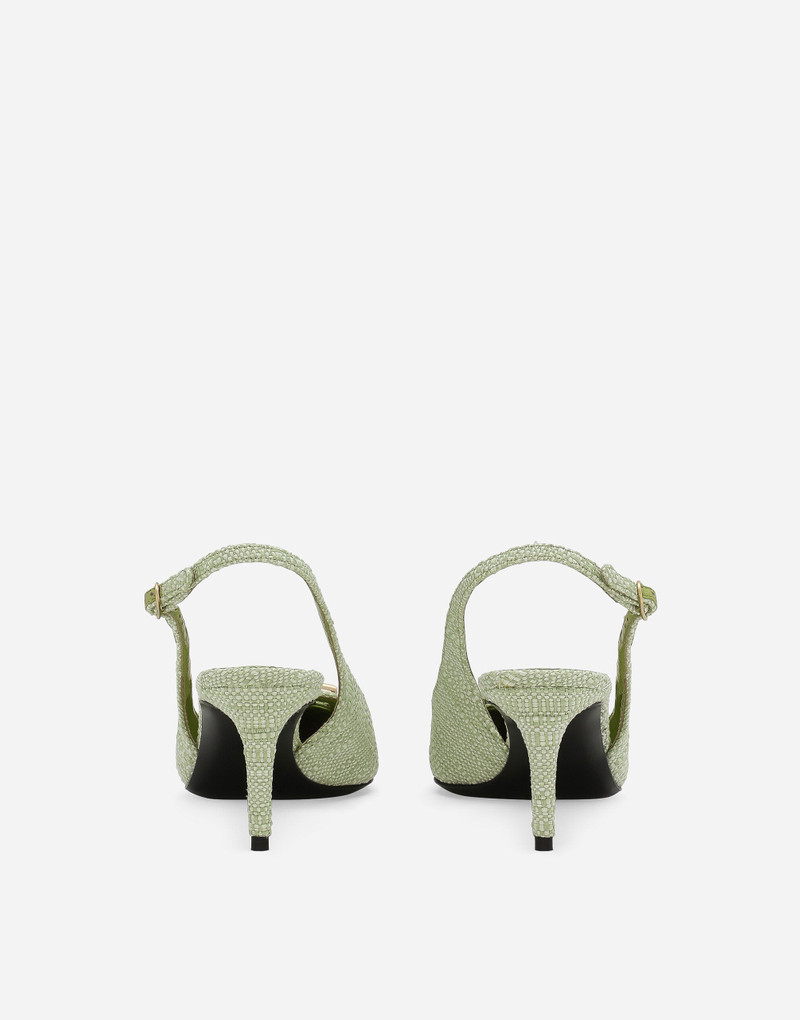 Dolce & Gabbana Raffia slingbacks outlook