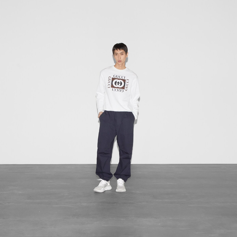 GUCCI Cotton jersey sweatshirt outlook