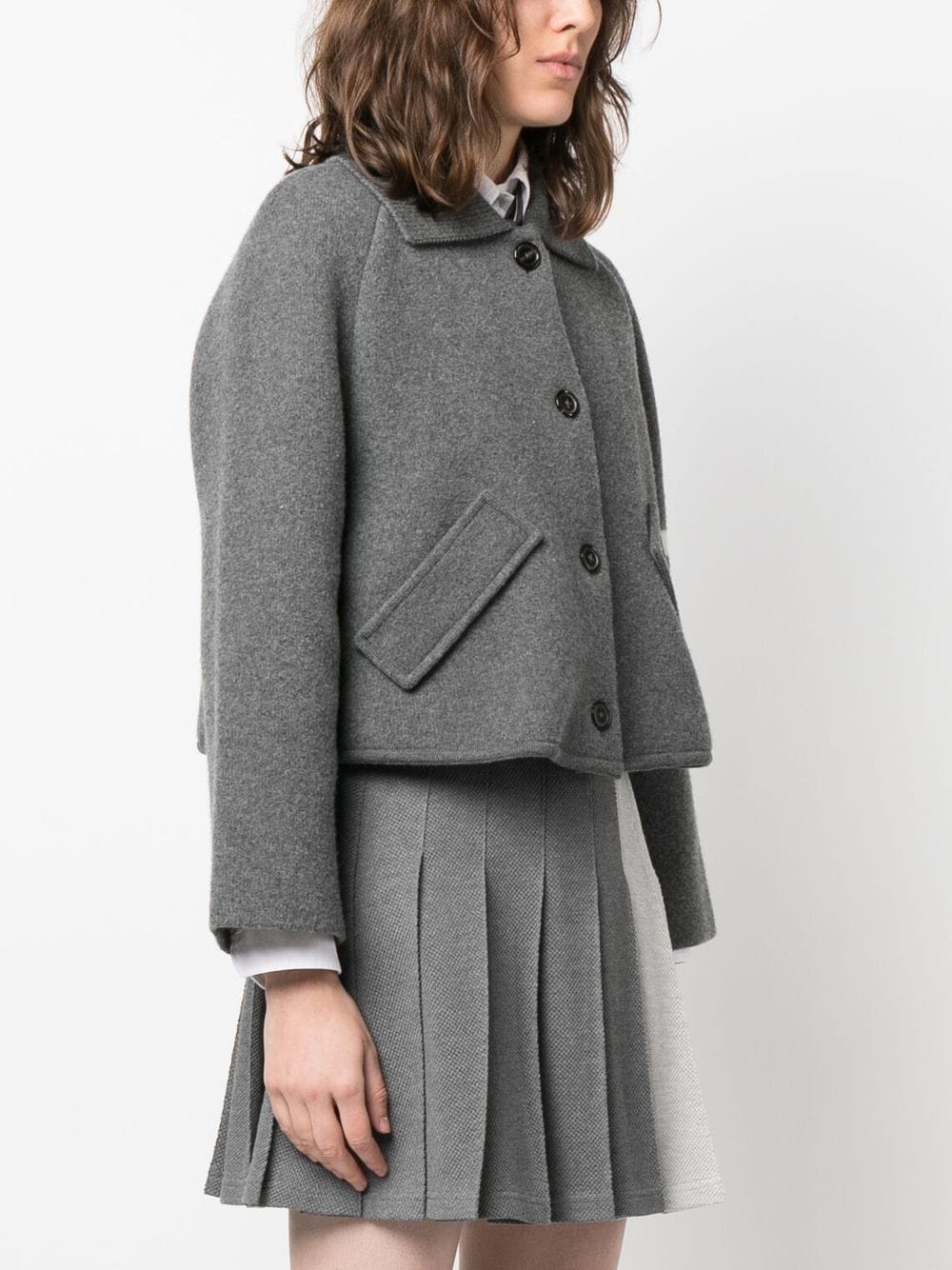 4-Bar Stripe cropped jacket - 3