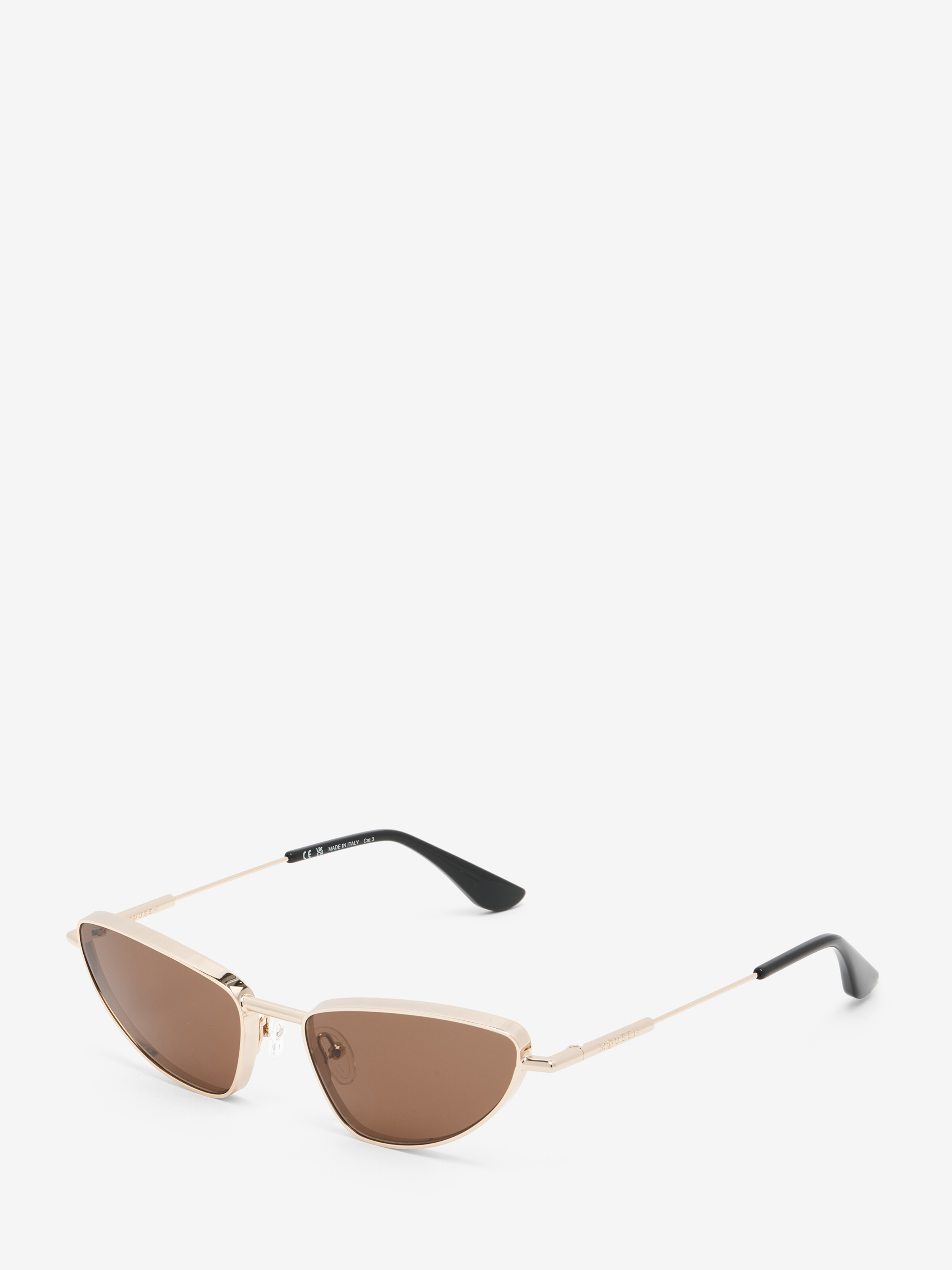 Metal T-bar Soft Cat-eye Sunglasses - 3