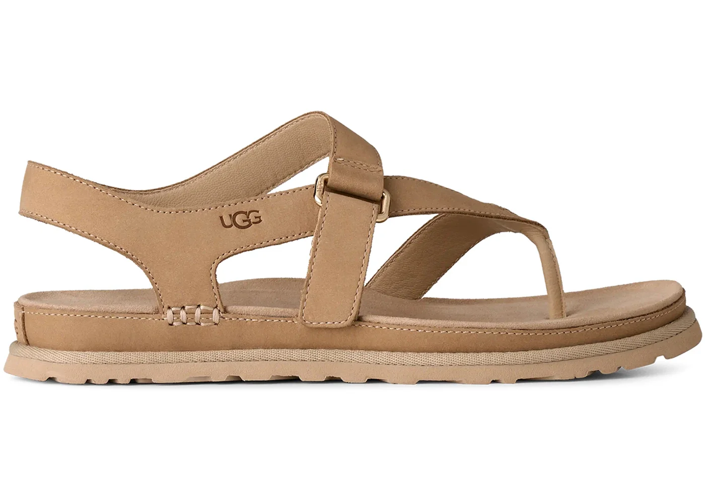 UGG Goldengaze Toe Post Sandal Mustard Seed (Women's) - 1