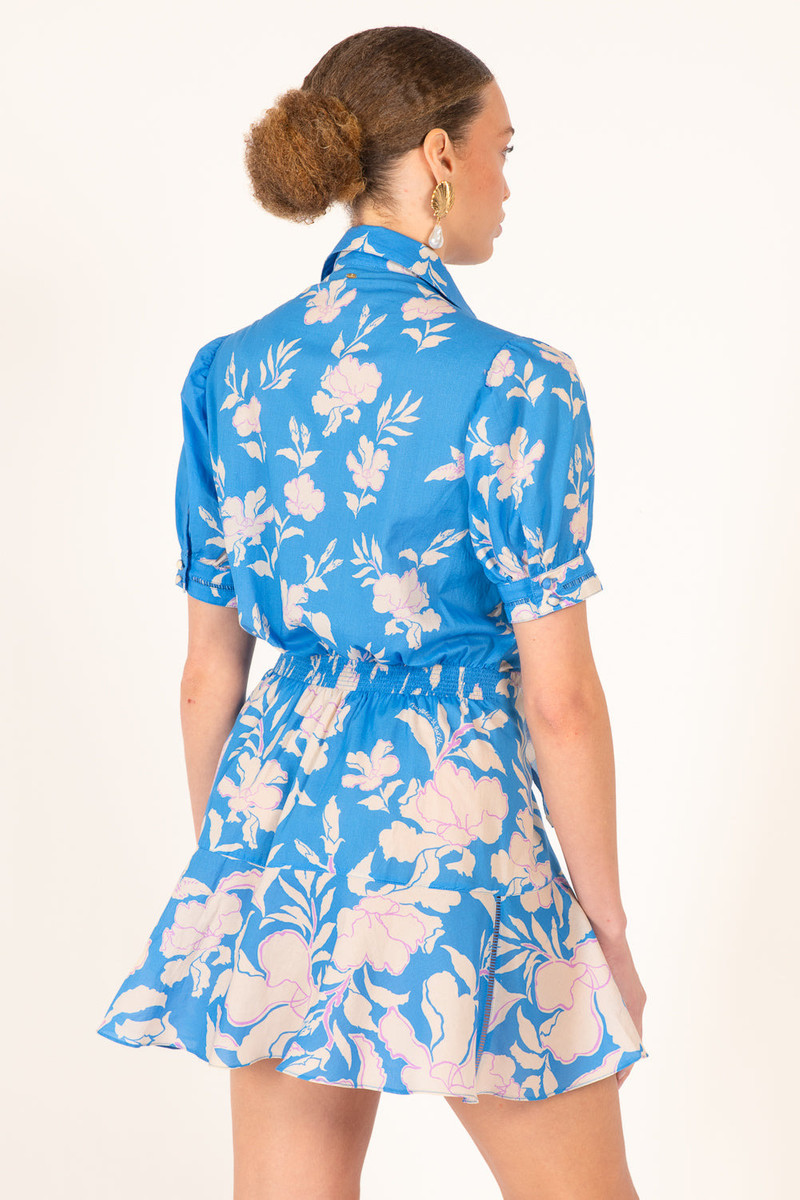 Mini Dress Iris - Blue Palm Beach 5