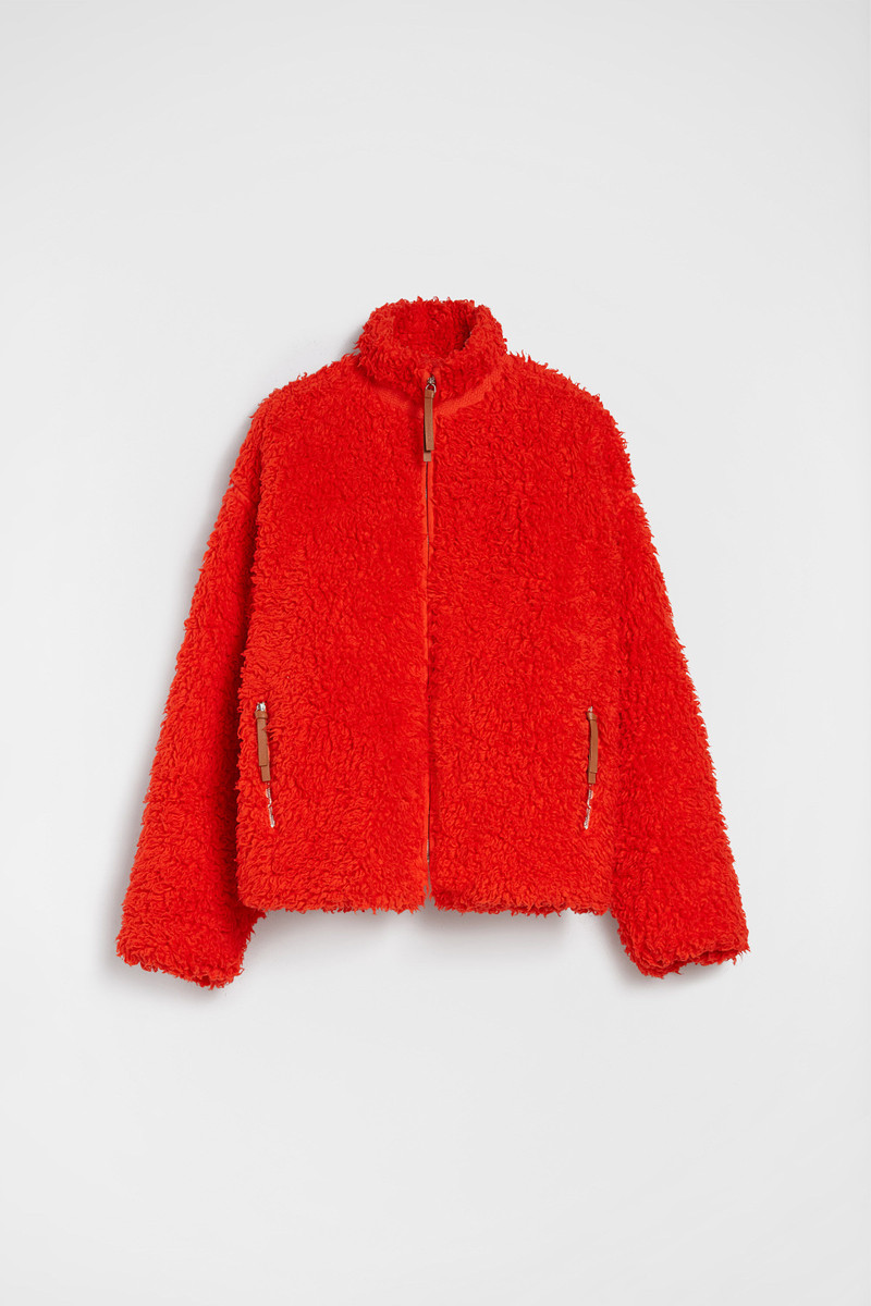 Cotton Fleece Zip-Up Jacket 1