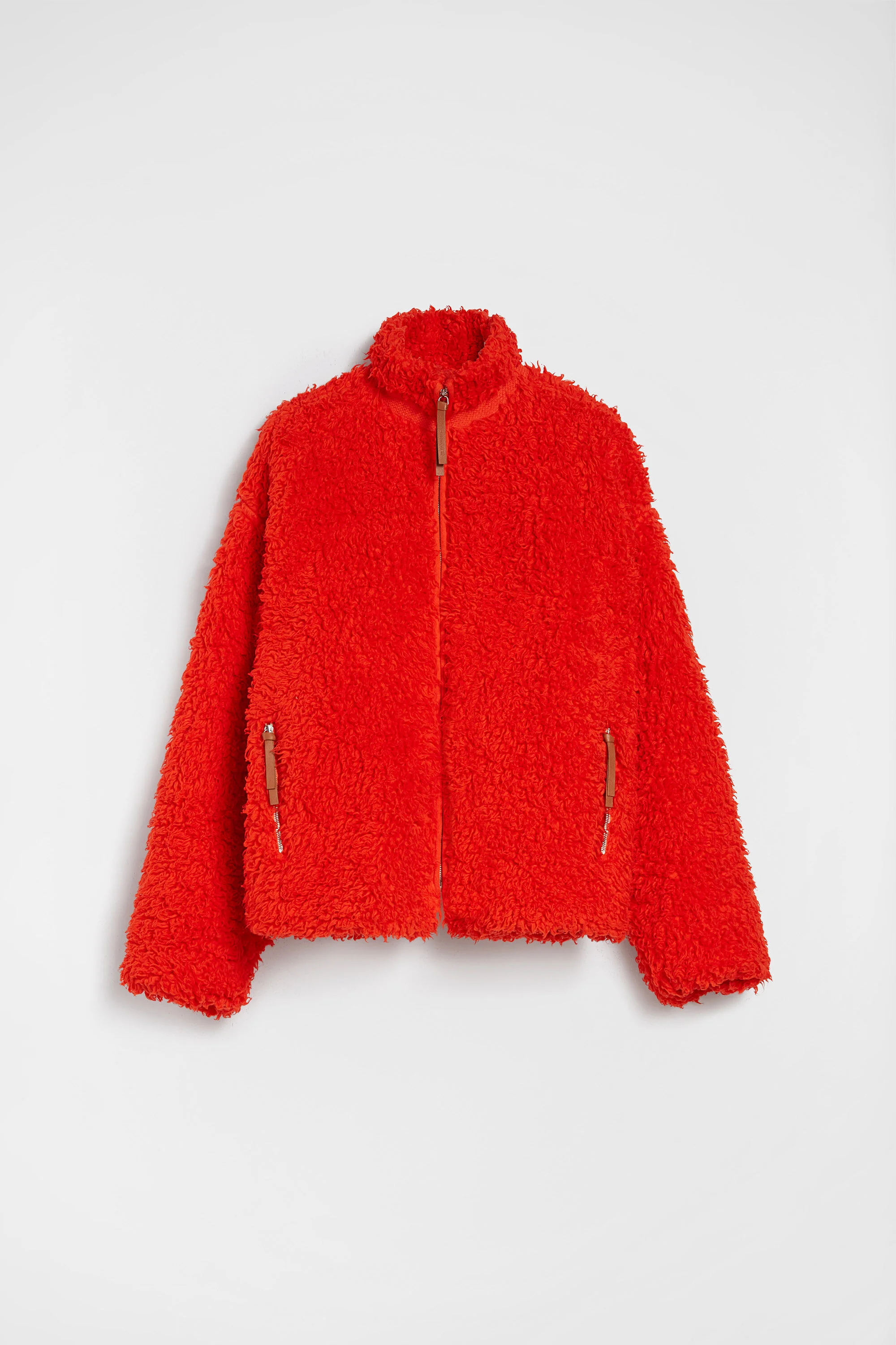 Cotton Fleece Zip-Up Jacket - 1