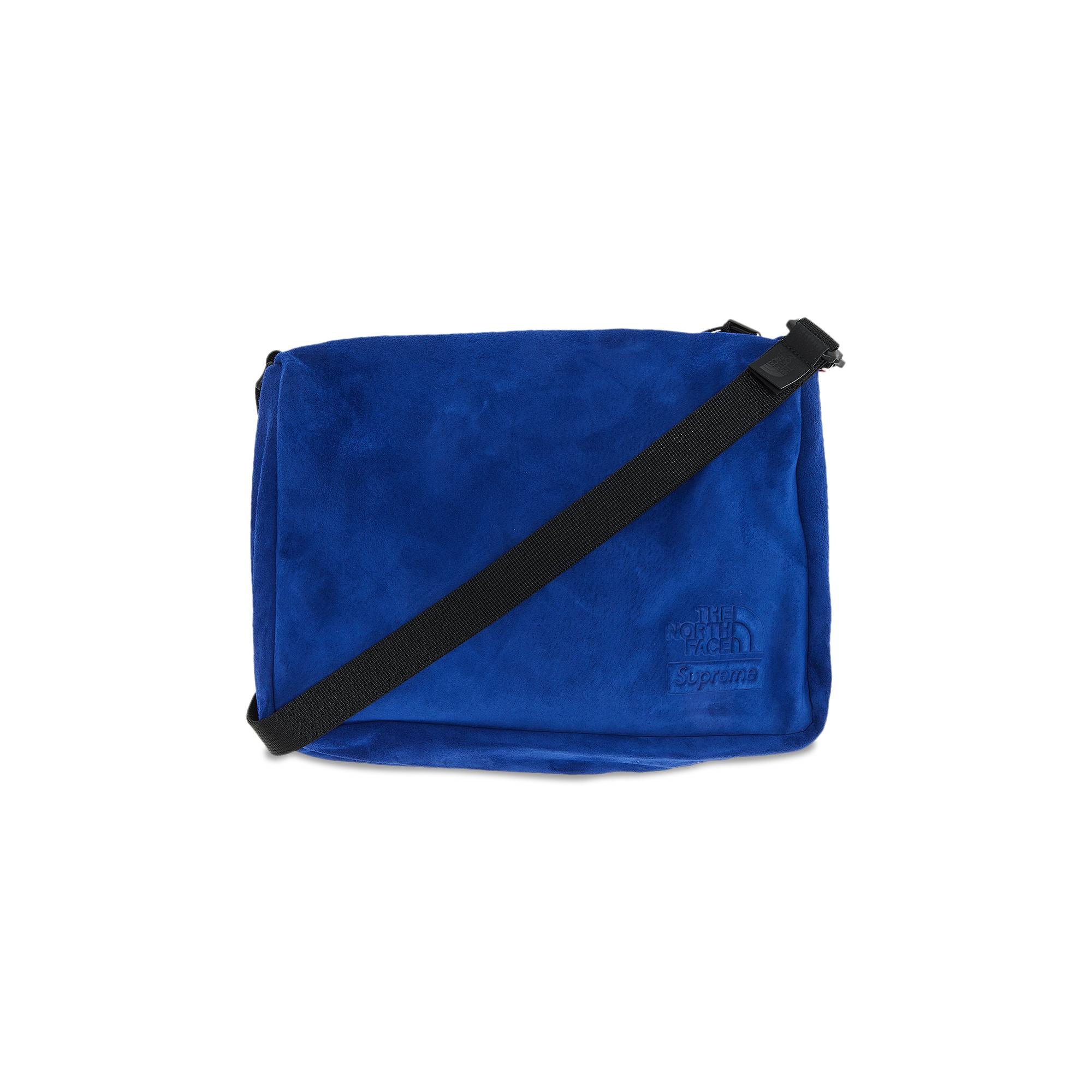 Supreme x The North Face Suede Shoulder Bag 'Blue' - 1