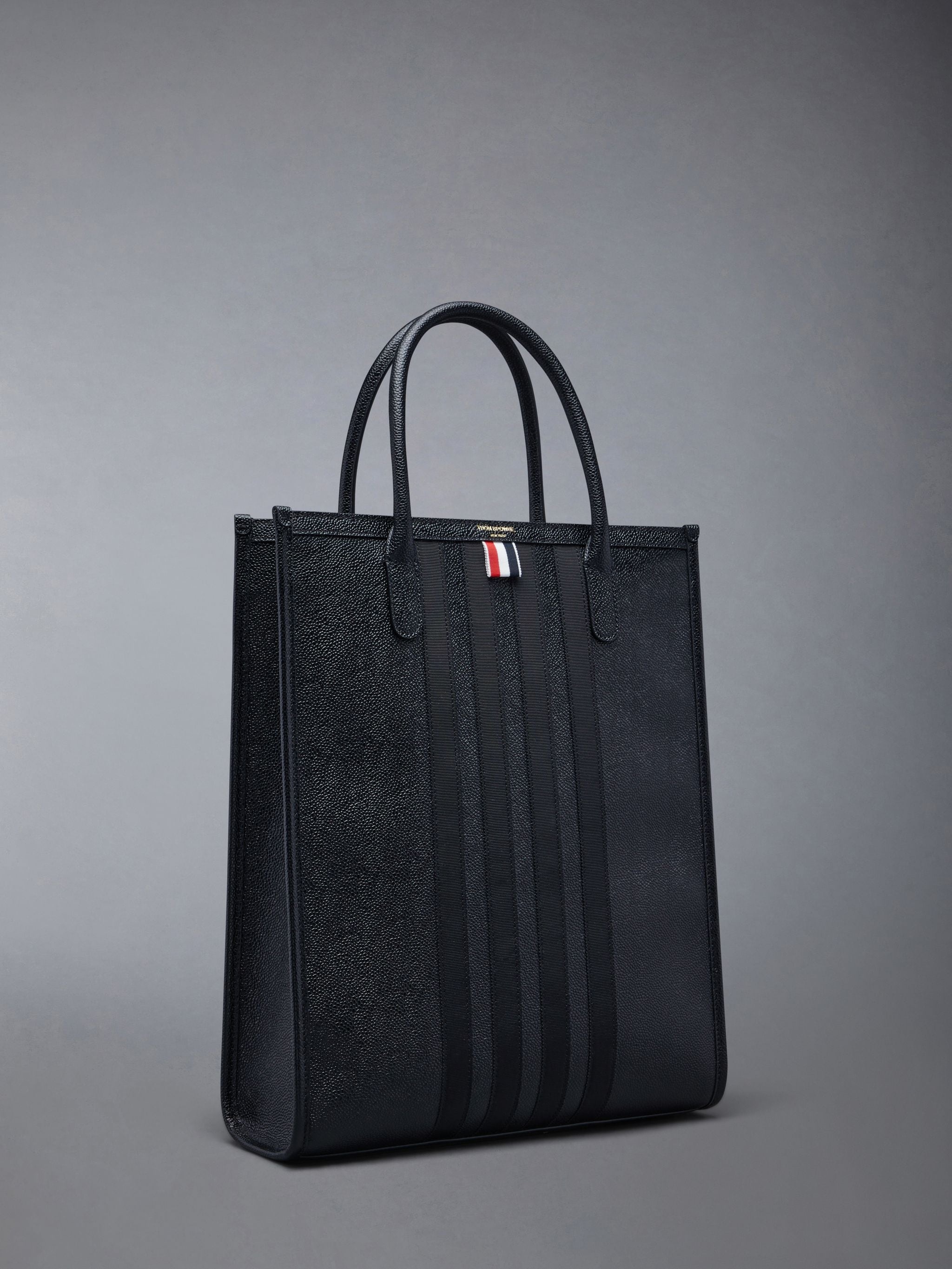 4-Bar leather tote bag - 2