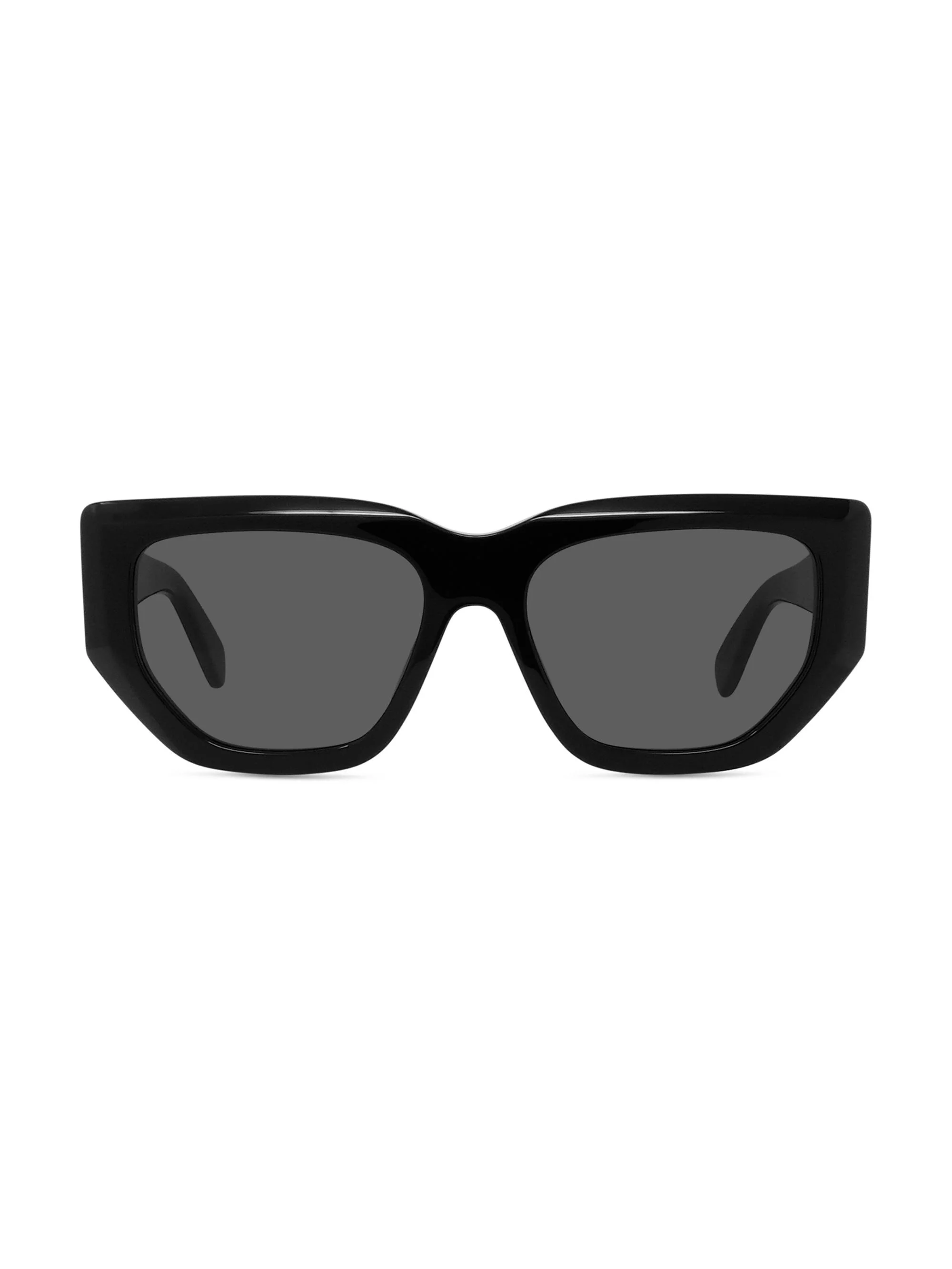 Women's 2001 54MM Geometric Sunglasses - Dark Grey Black - 1