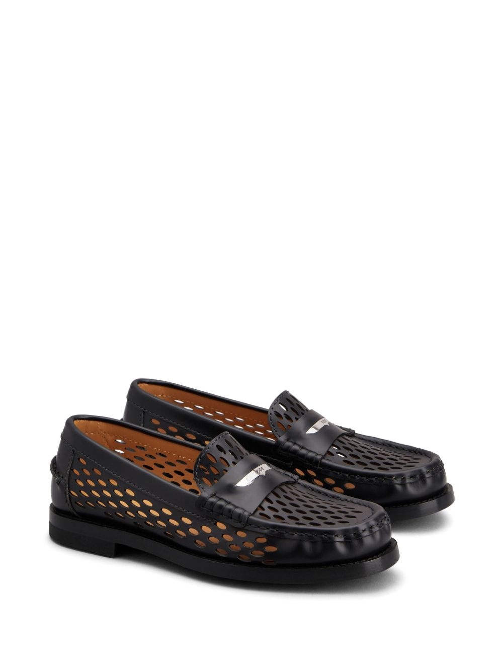 perforated loafers - 2