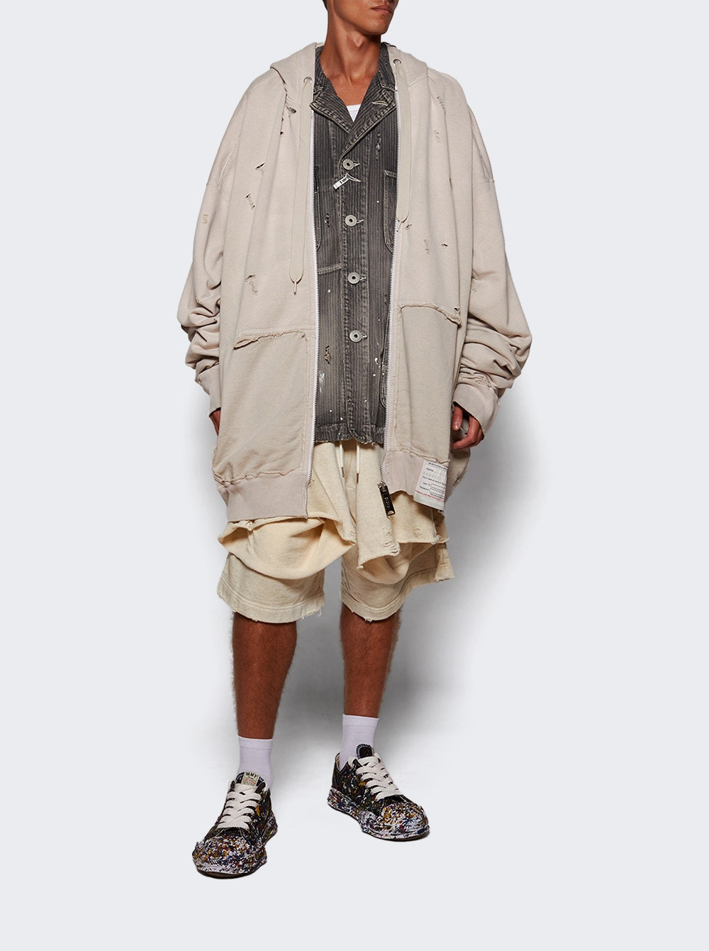 Aged Chore Jacket Black - 5