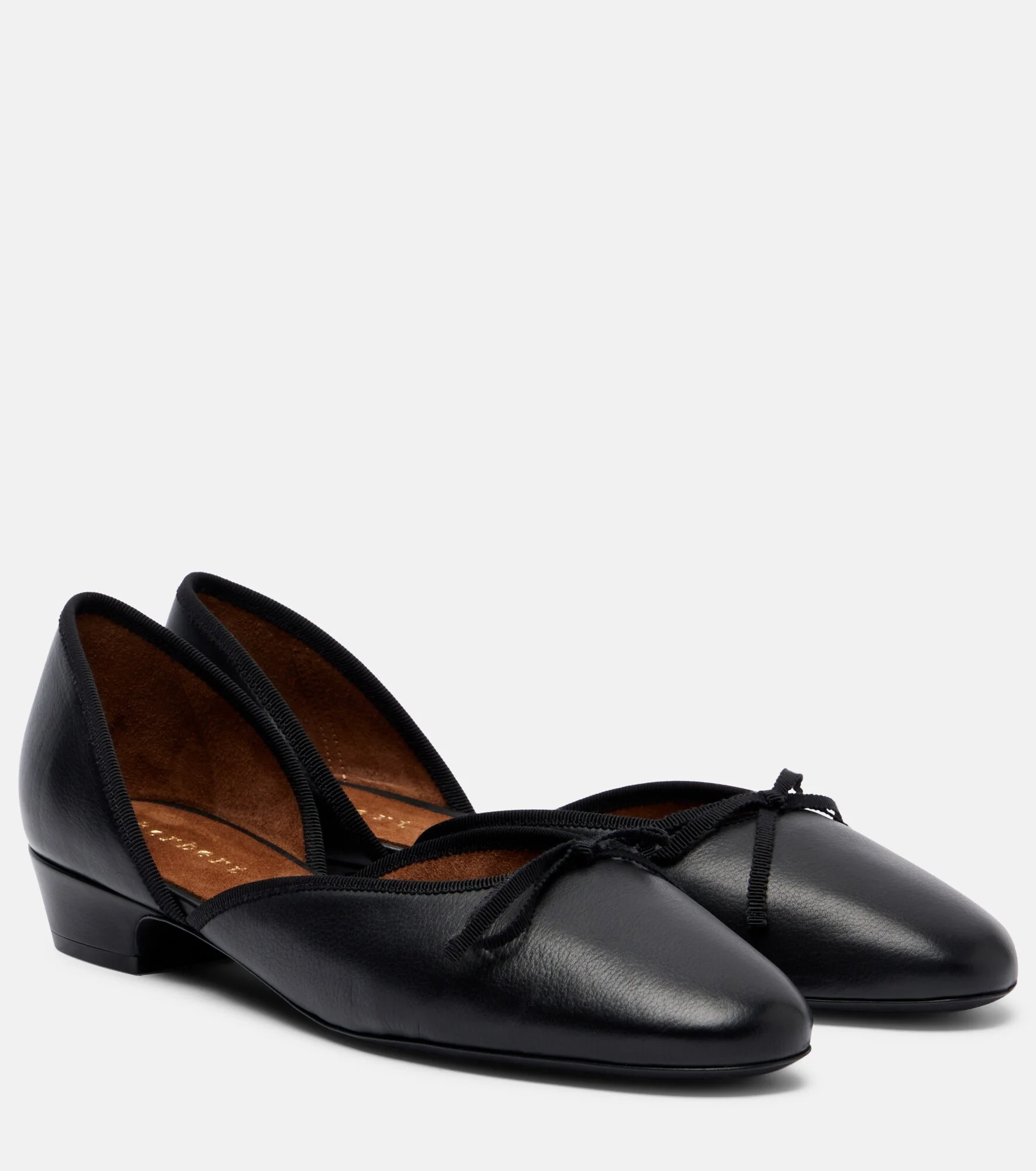 24/7 leather ballet flats - 1