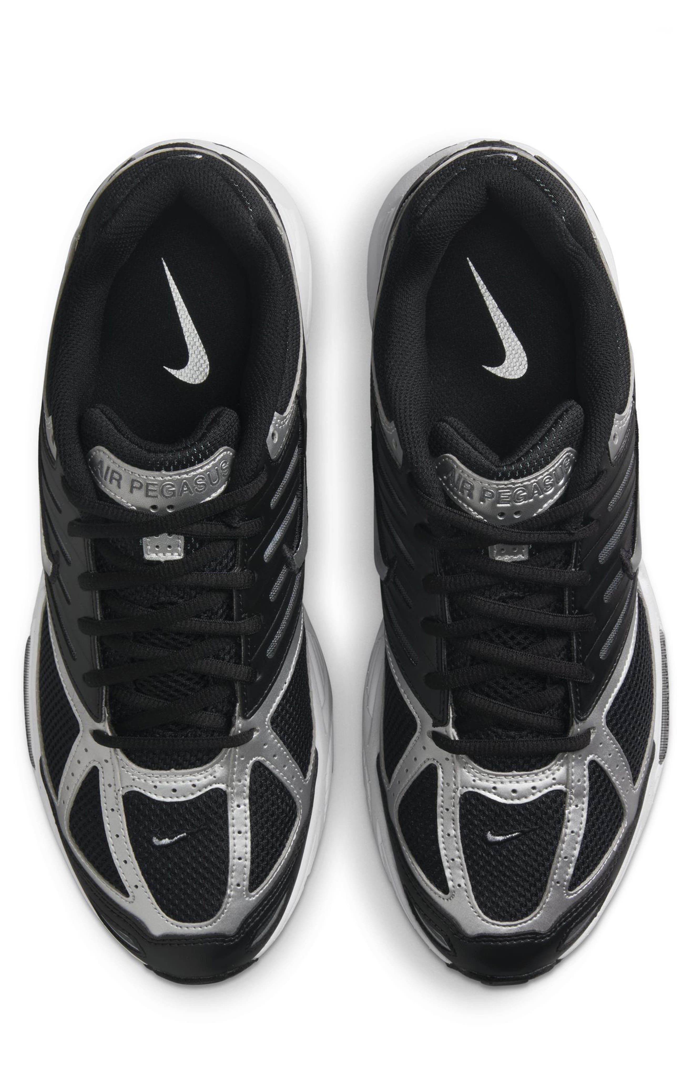Nike Air Pegasus 2005 Sneaker in Black/Silver/Grey/White at Nordstrom - 3