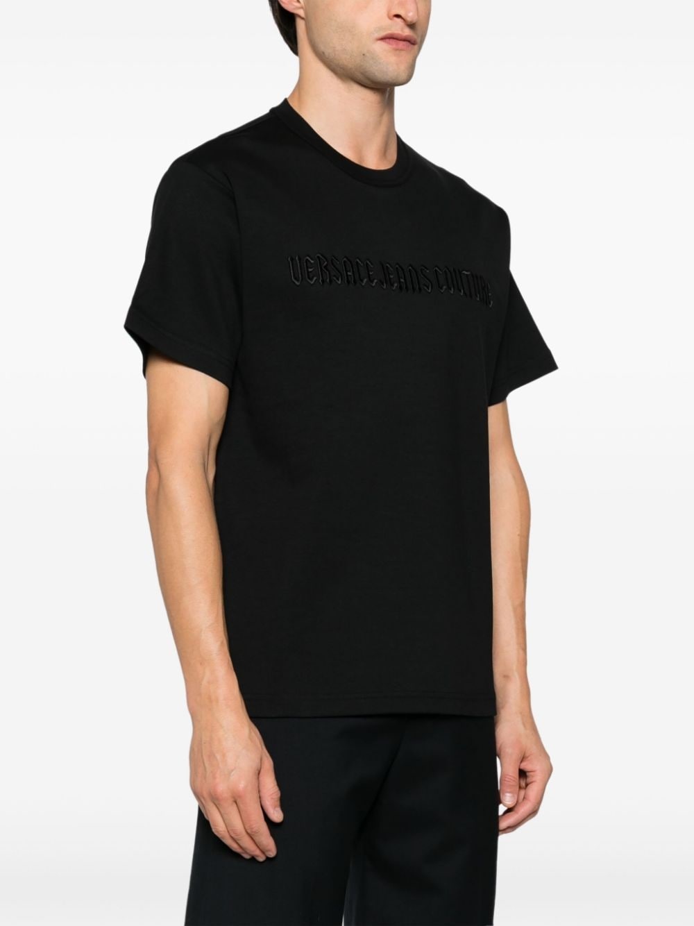 embroidered-logo T-shirt - 3