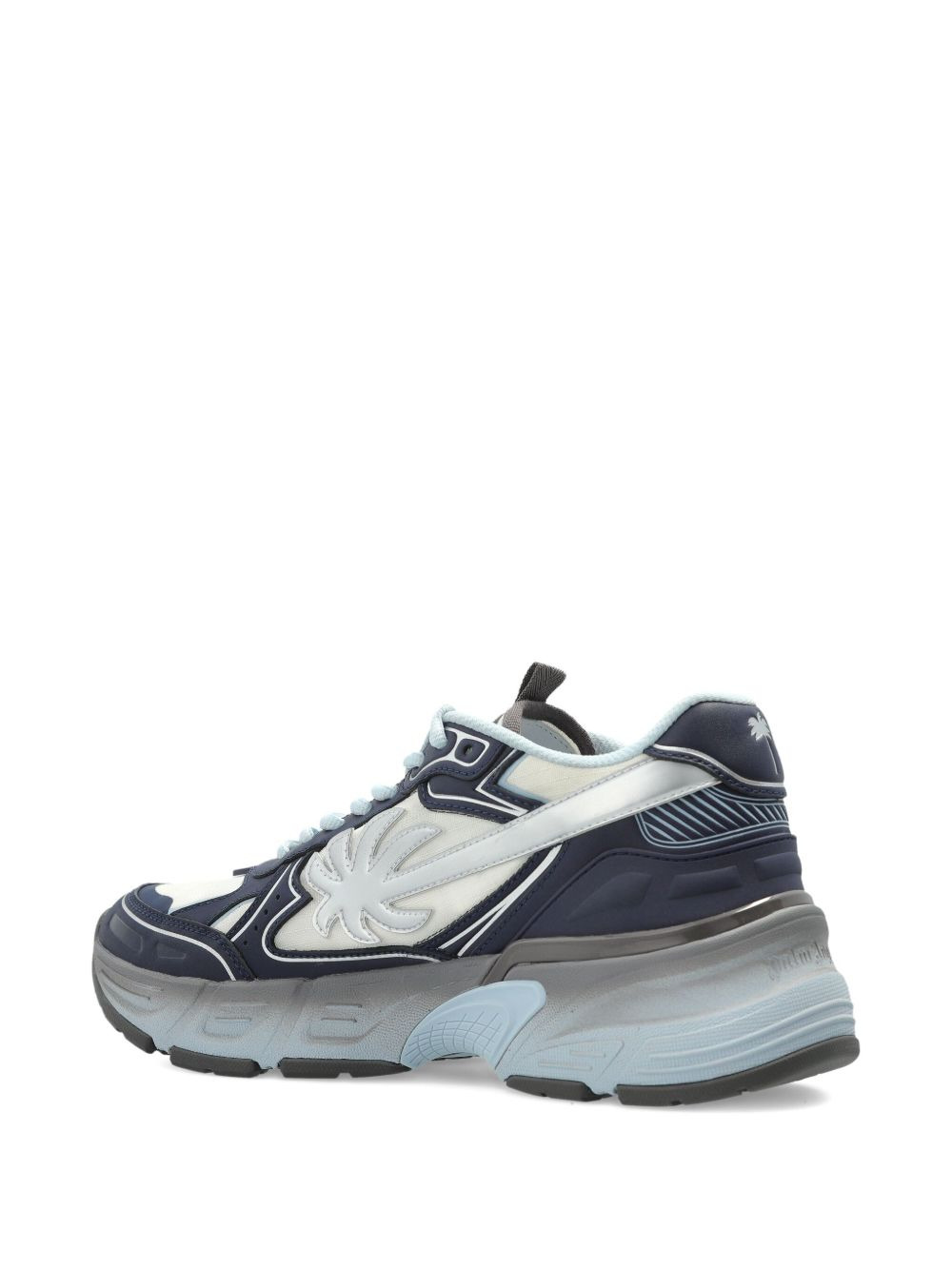appliqué lace-up sneakers - 3