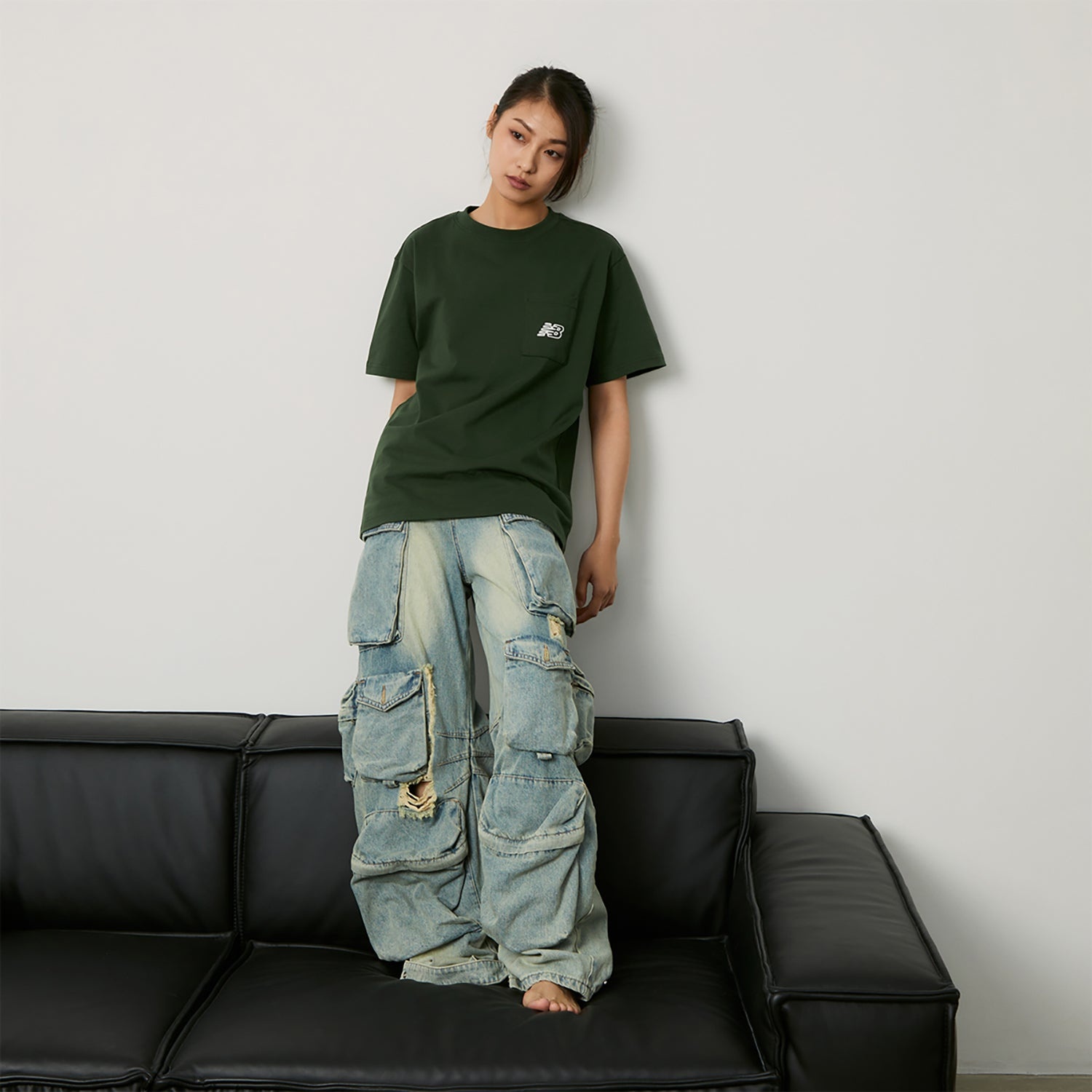 New Balance x Tombonia Graphic T-shirt Lifestyle 'Green' AMT42336-KOU - 3