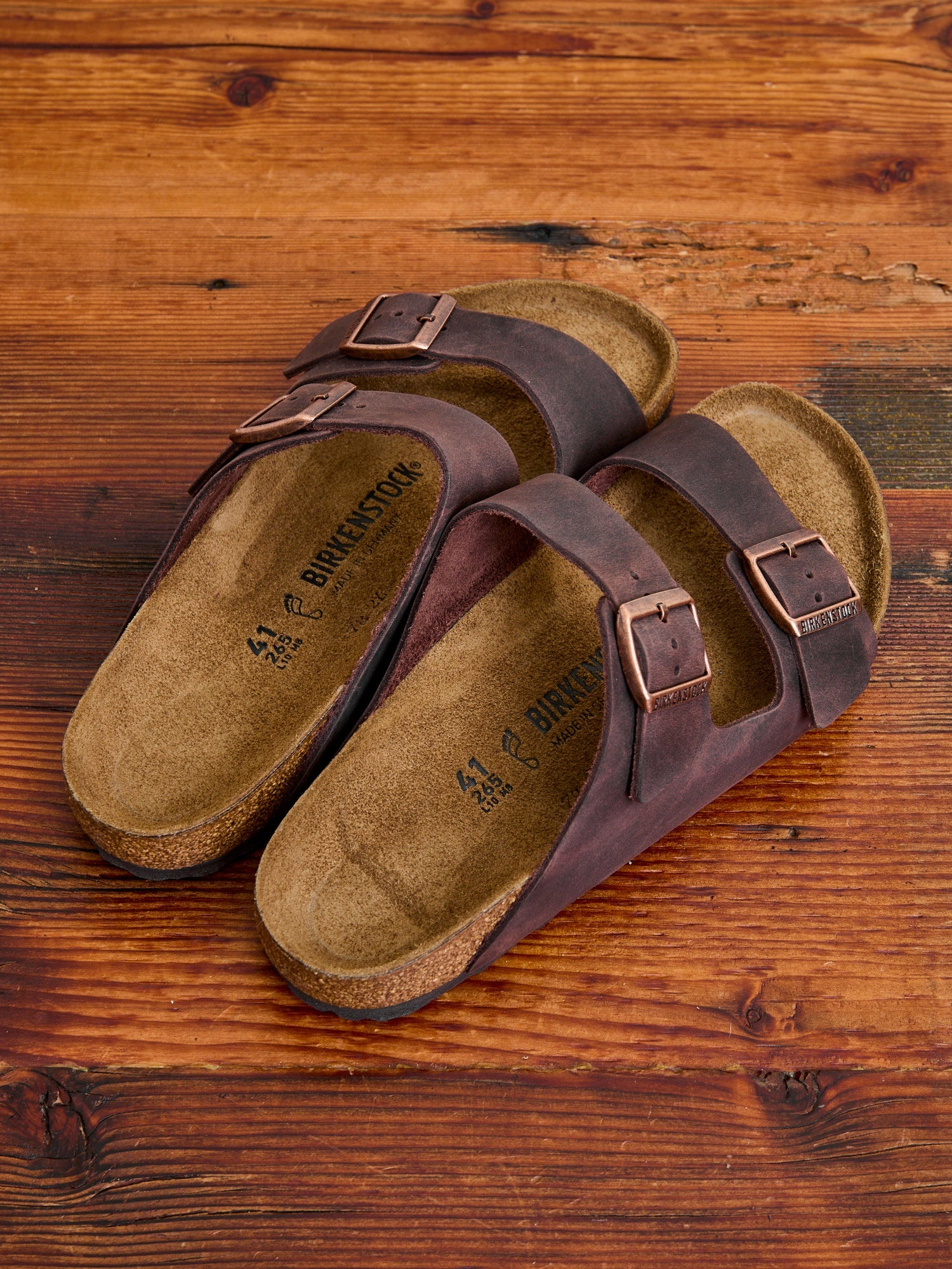 Arizona Sandal in Habana Oiled Leather - 6