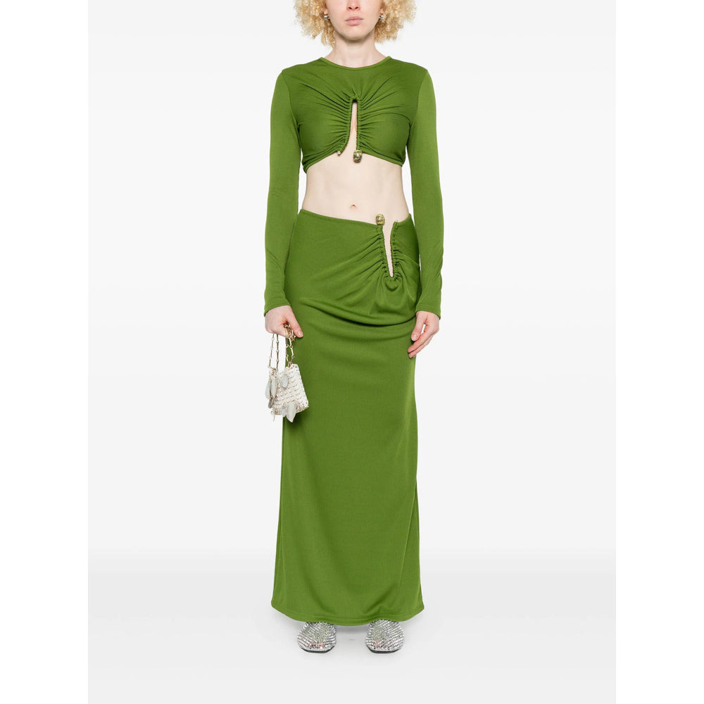 Christopher Esber Green Skirts - A-Line Skirts Women - 4