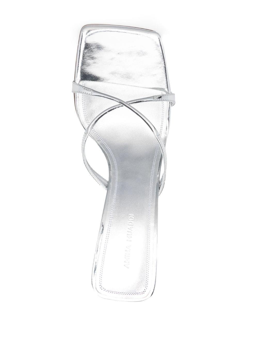 Adriana 110mm metallic mules - 4