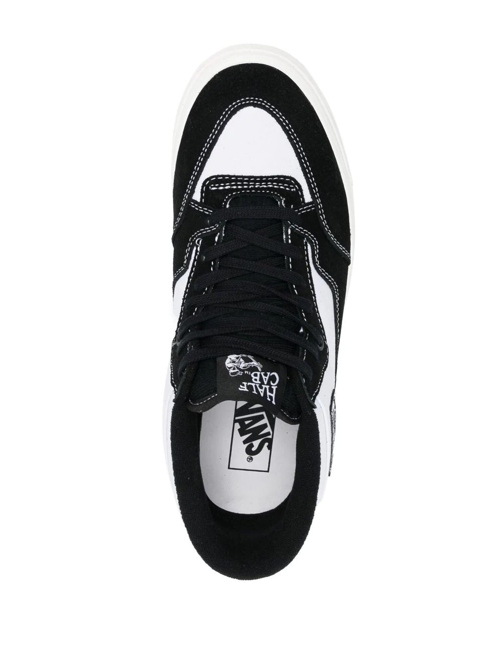 panelled high-top sneakers - 4