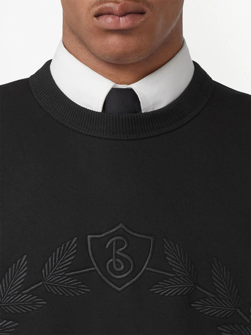 Oak Leaf-embroidery sweatshirt - 5