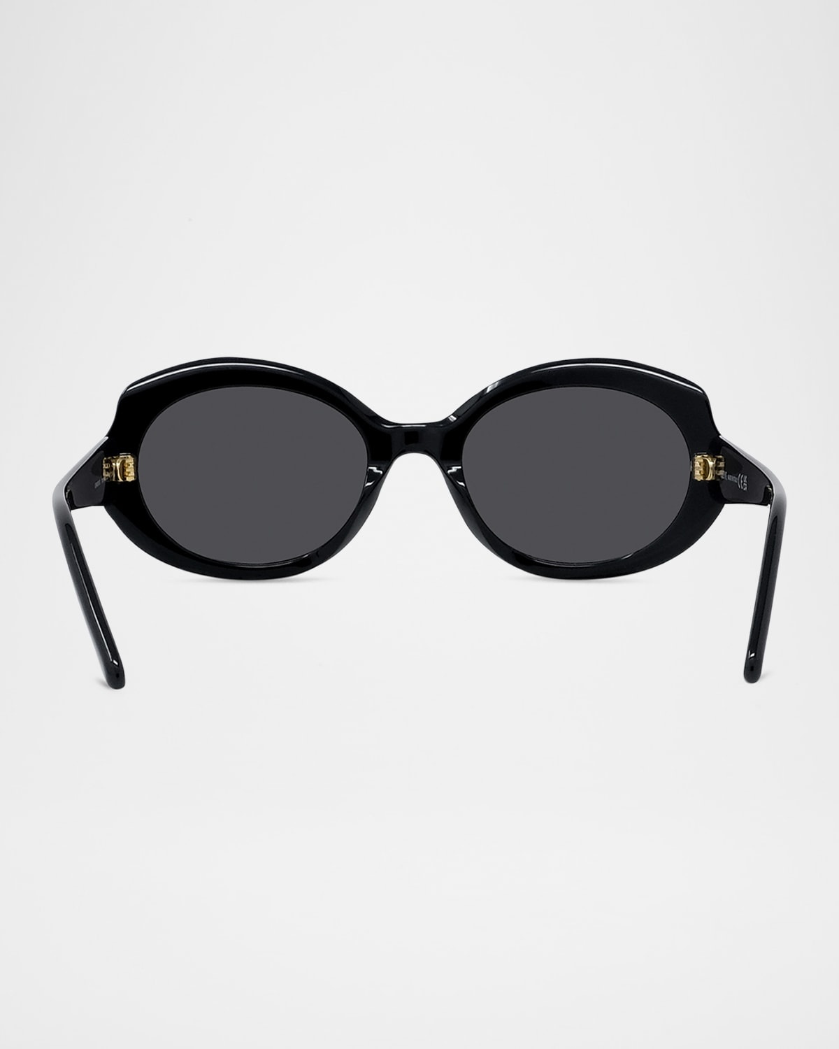 Round Slim Acetate Sunglasses - 5