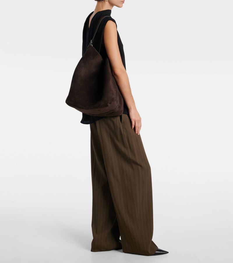 TOTEME Belted Large suede tote bag outlook