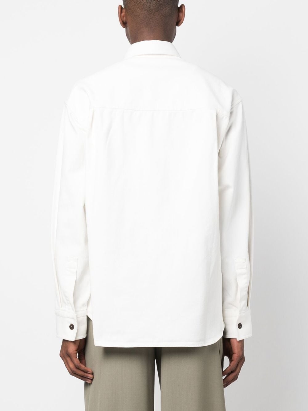 long-sleeved organic cotton shirt - 4