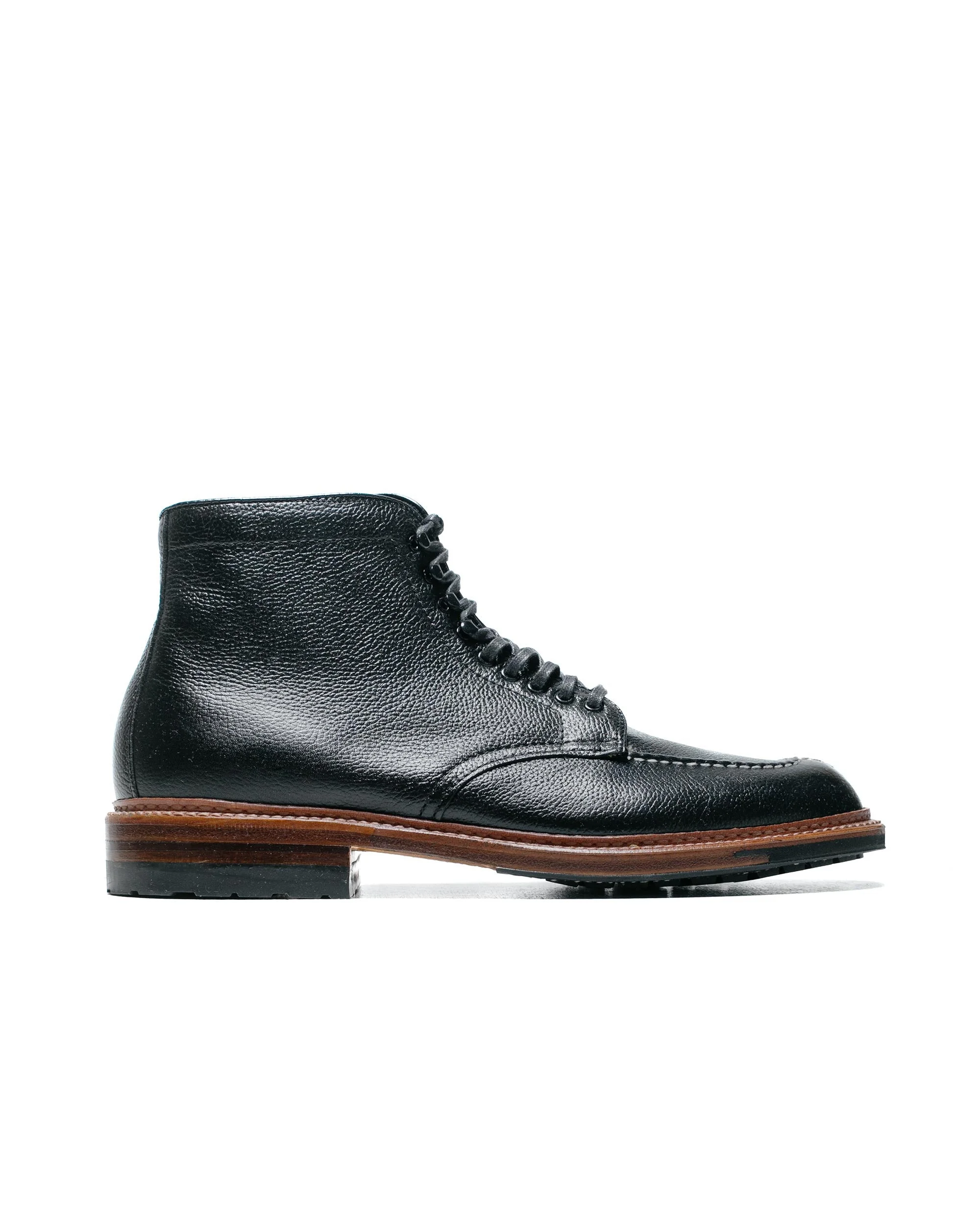 Tanker Boot Black Regina Grain With Commando Sole G7901HC - 1
