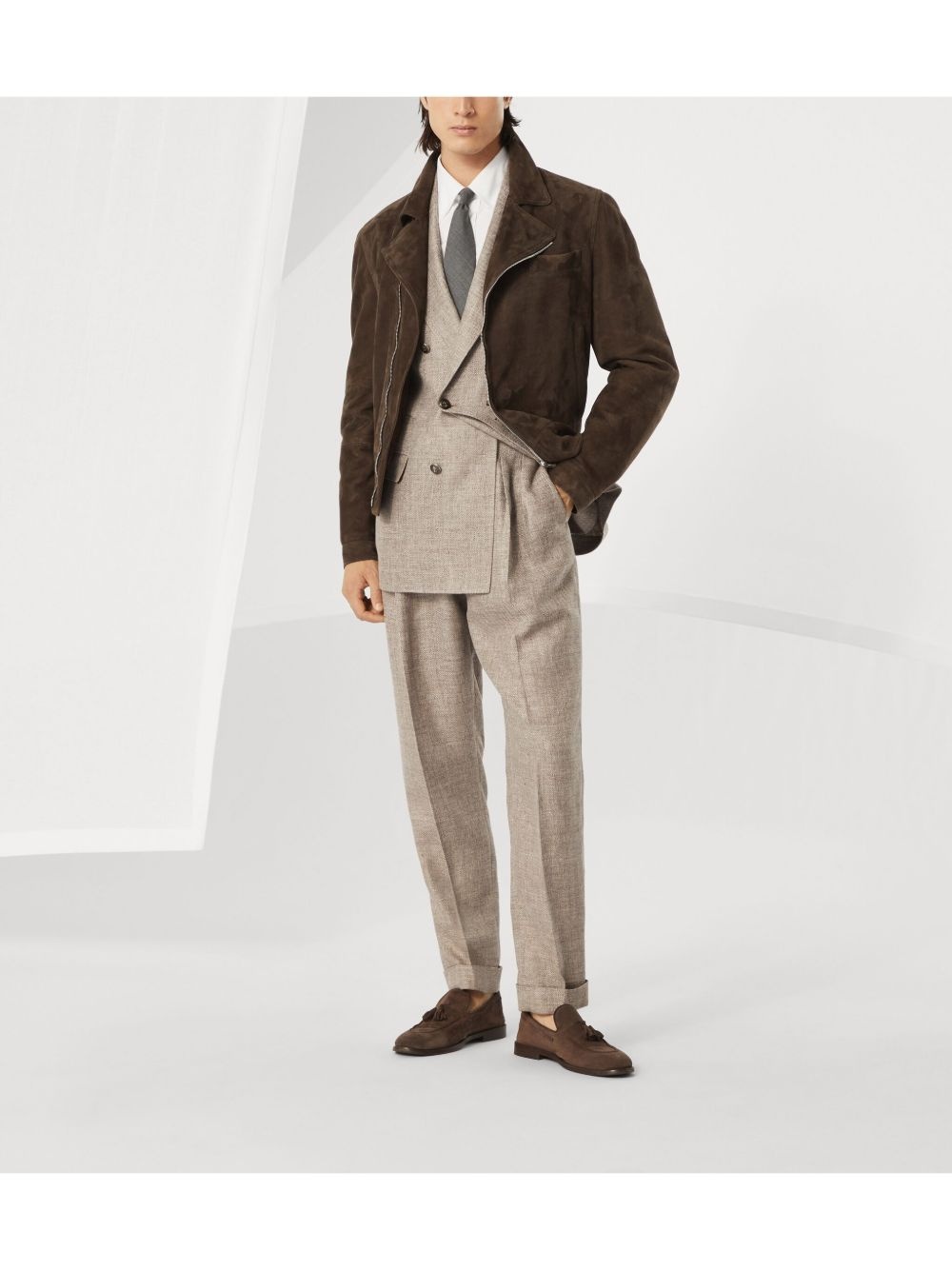 twill blazer - 2