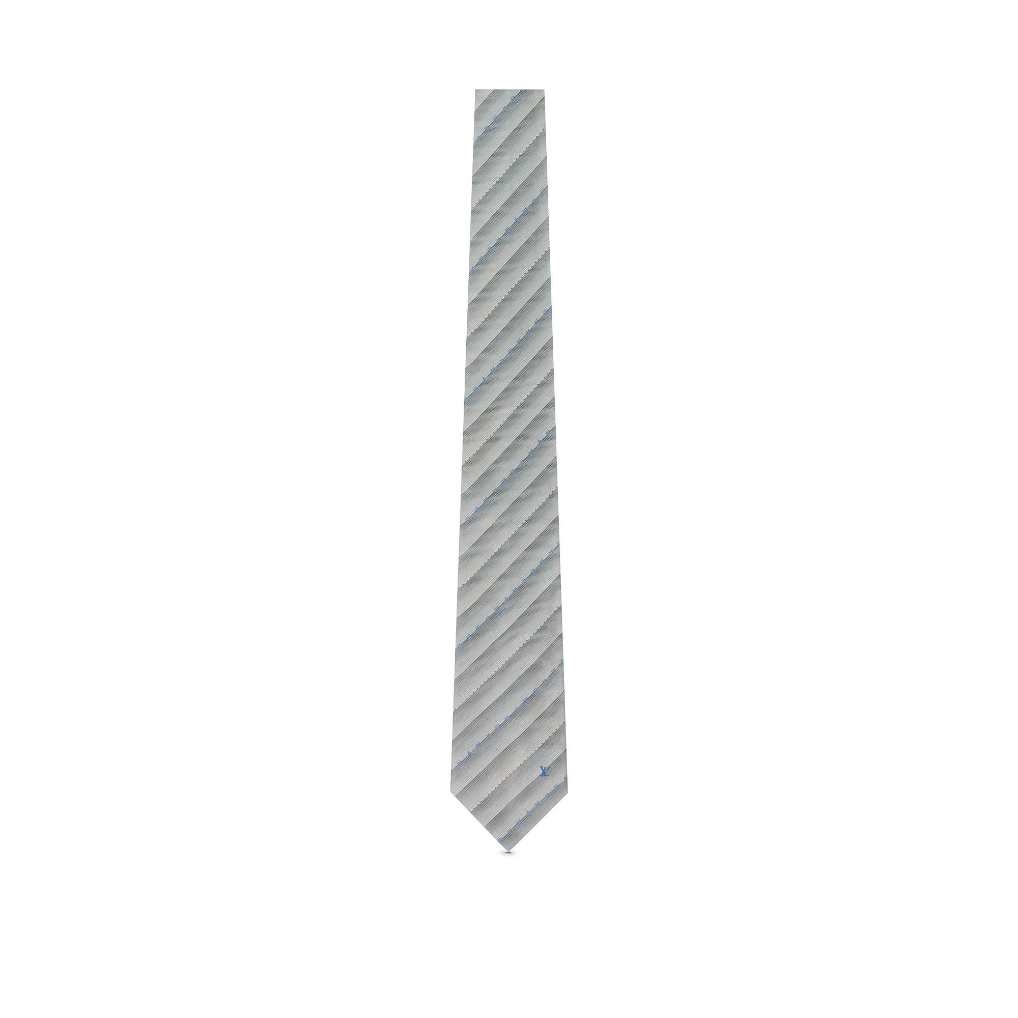 Monogram Shadow Lines Tie - 1