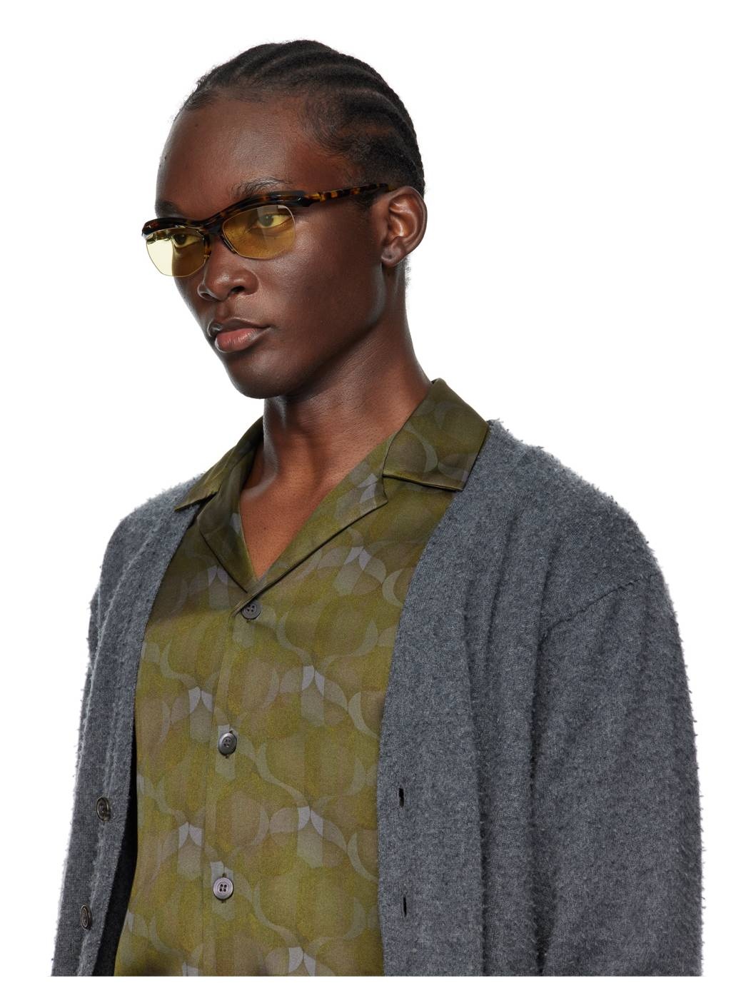 SSENSE Exclusive Brown FA-428 Sunglasses - 4