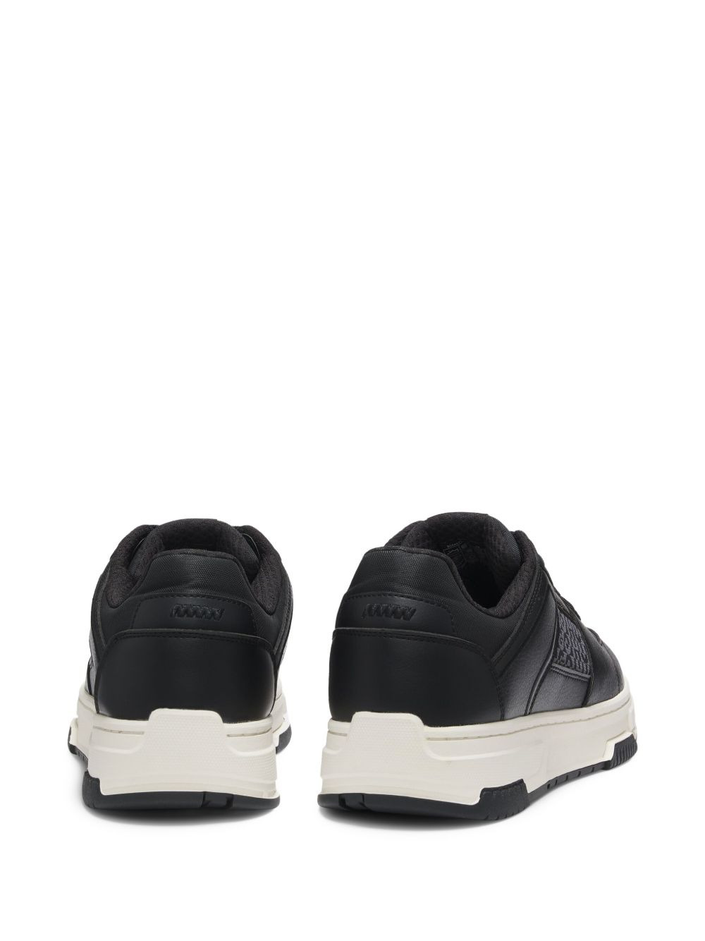 patterned leather sneakers - 2