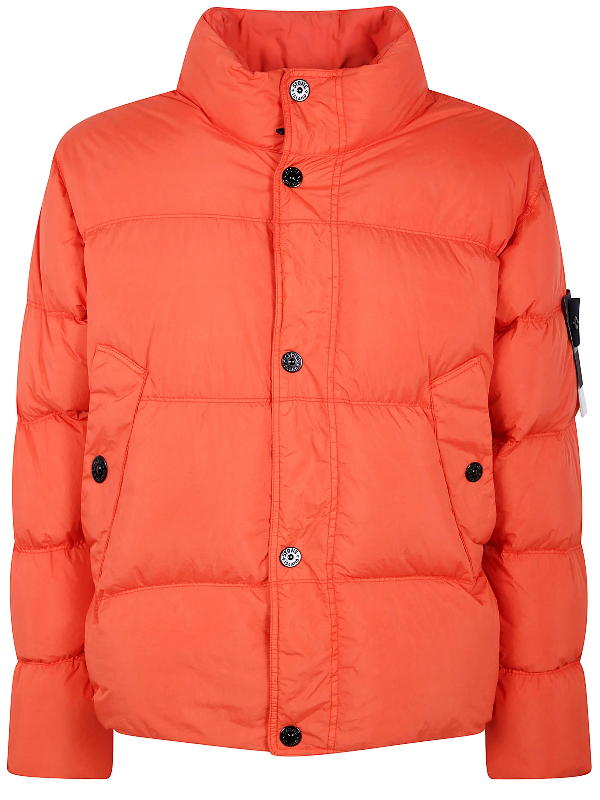 "Garment Dyed Crinkle Reps Ny" Recycled Nylon Bomber - 1