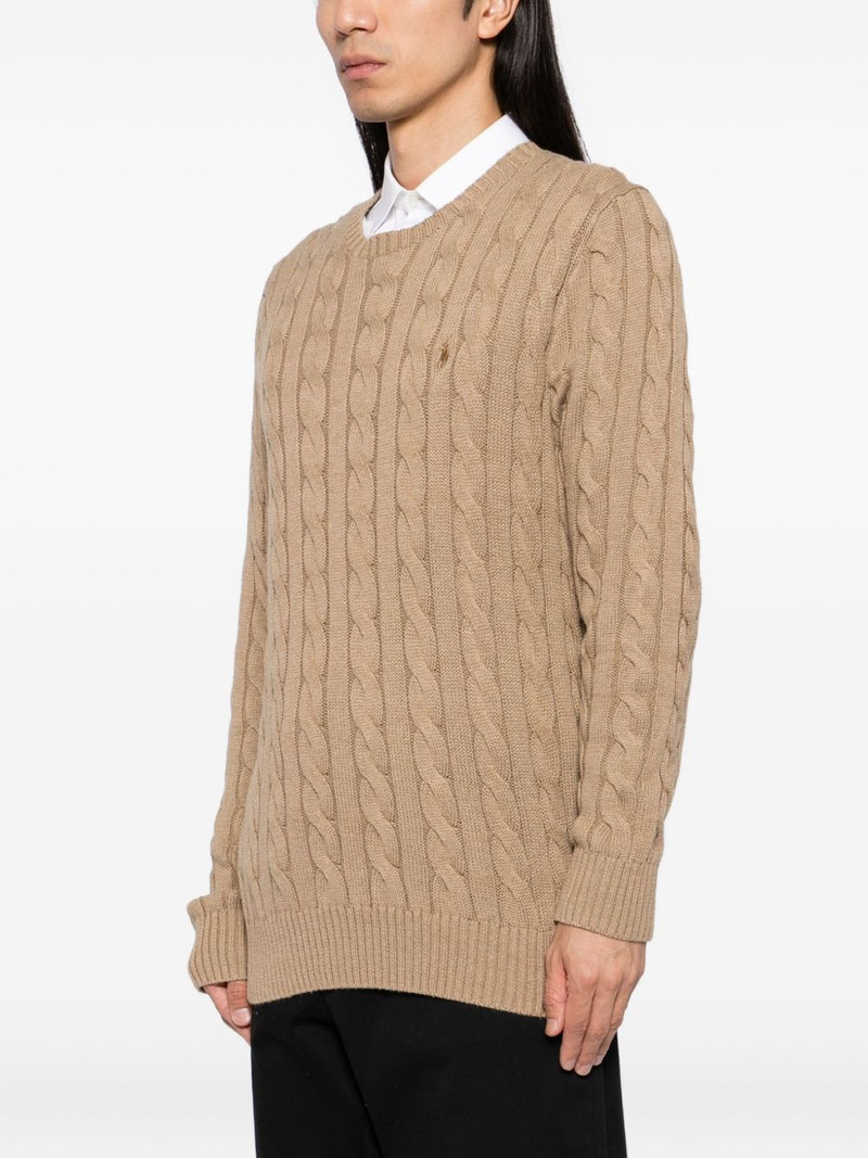 cotton cable-knit jumper 3