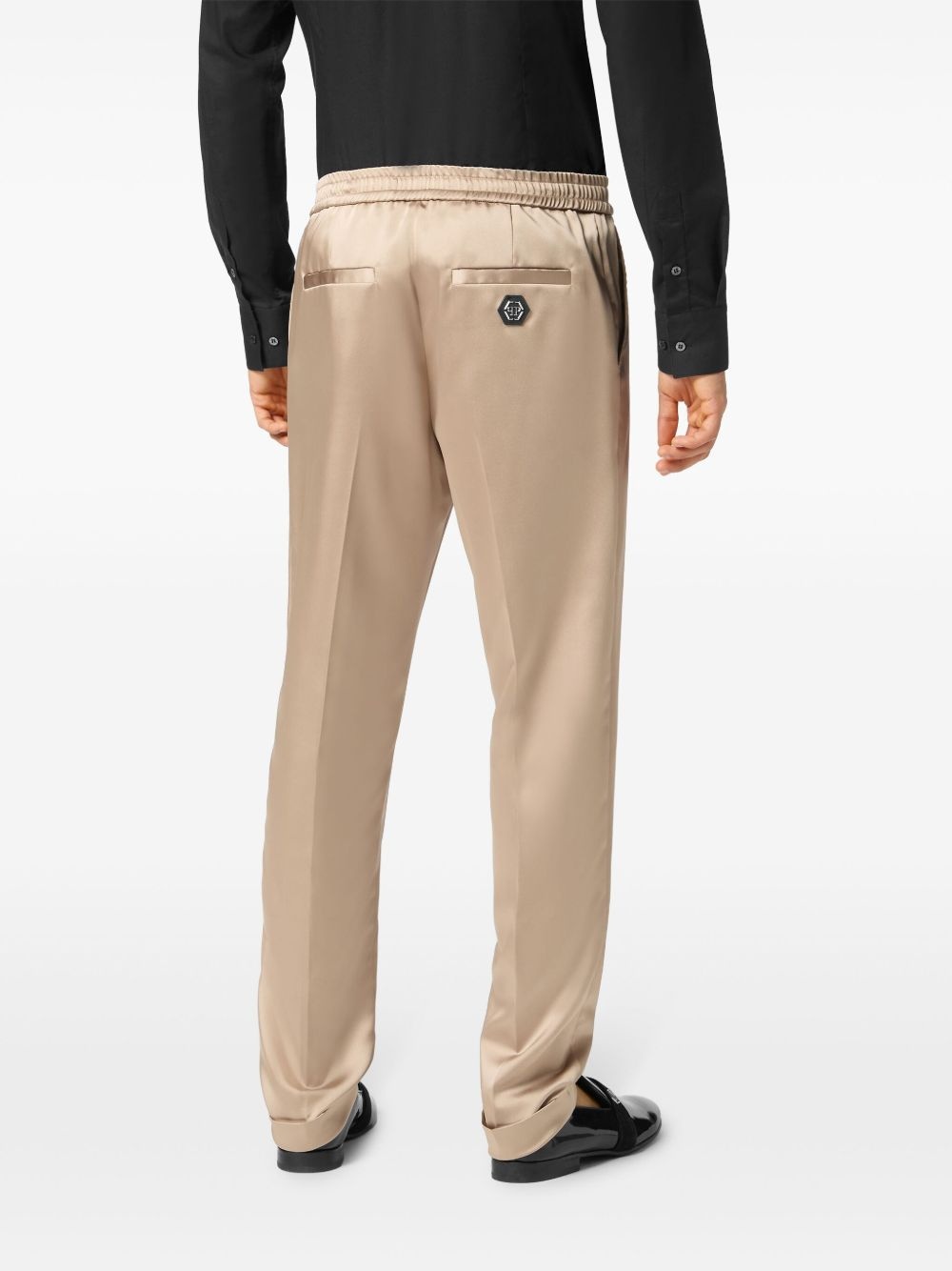 satin tailored trousers - 4