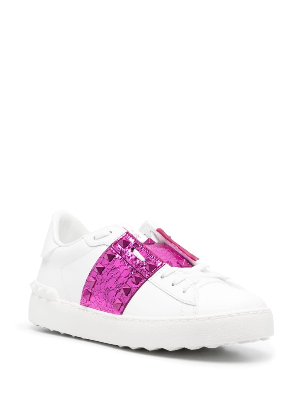 Rockstud metallic-detail sneakers - 2