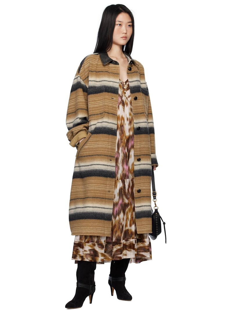Isabel Marant Étoile Brown Djila Coat outlook