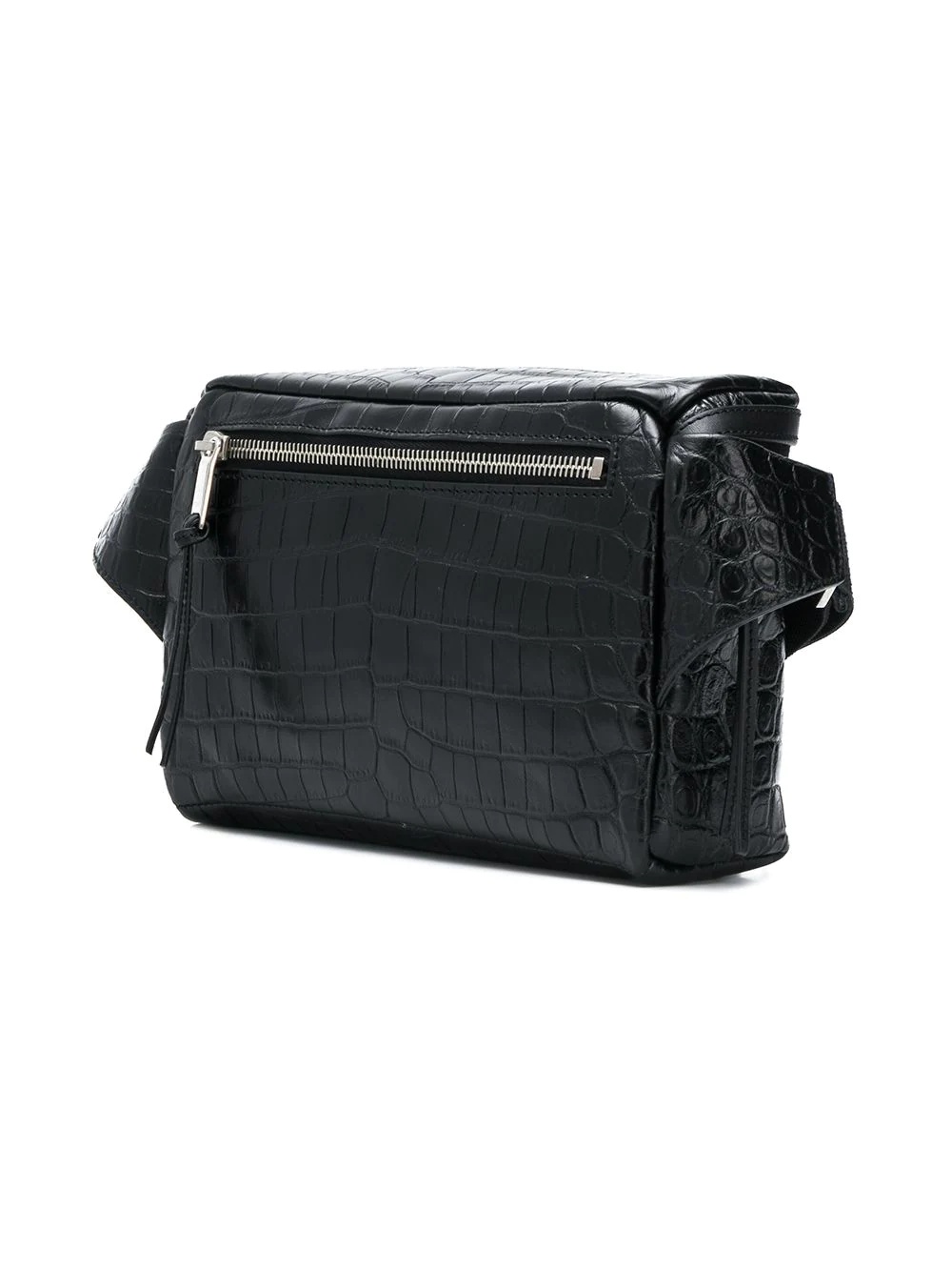 embossed crocodile effect belt bag - 3