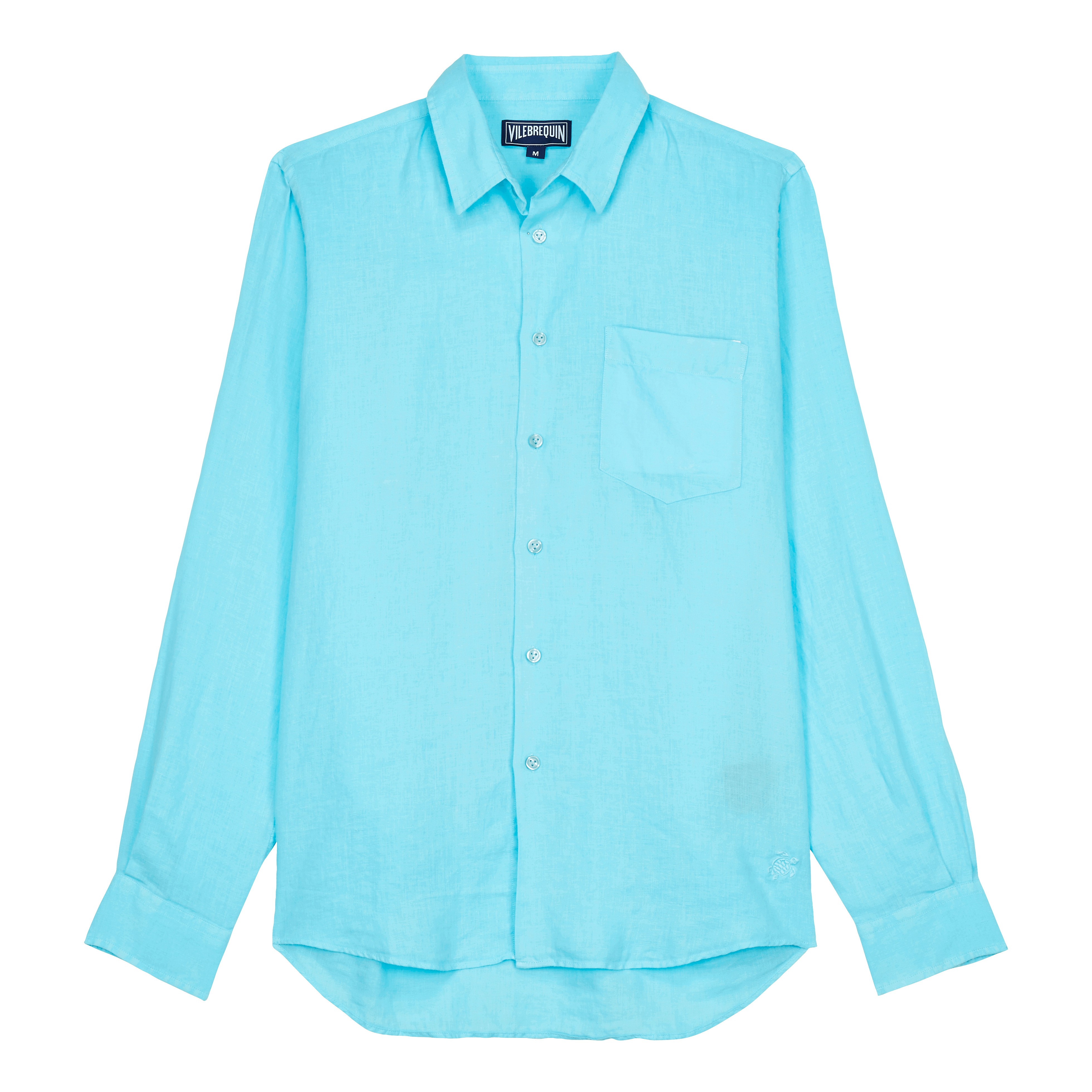 Men Linen Shirt Solid - 1