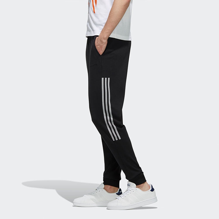 adidas neo M CS BASE TP Bundle Feet Sports Long Pants Black FK9930 - 4