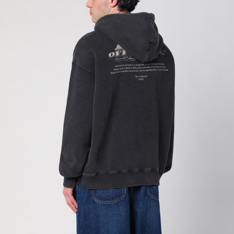 Off White washed hoodie - 2