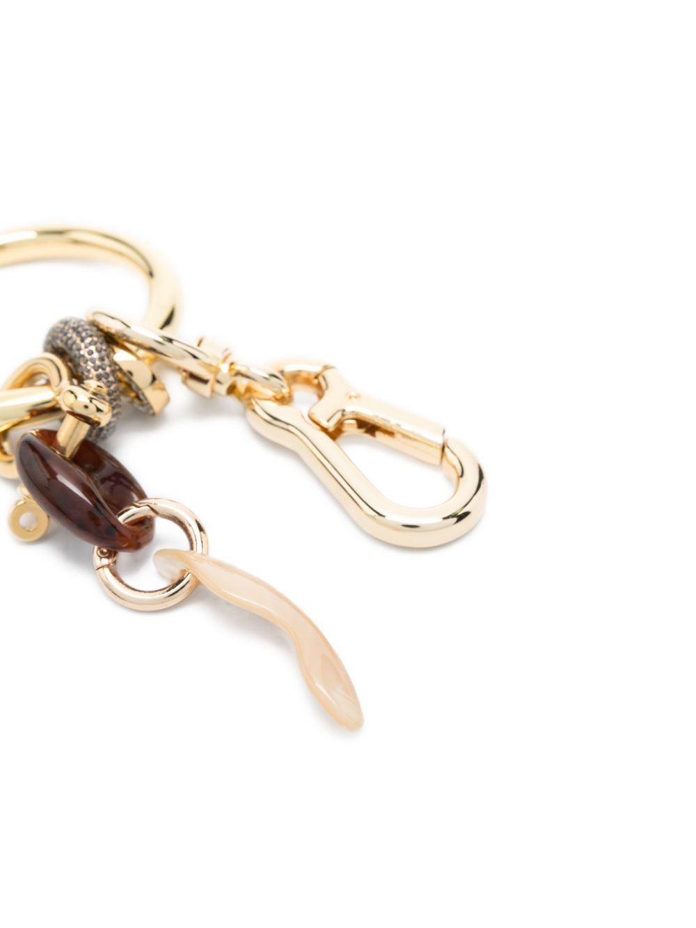 charm-embellishment keyring - 2