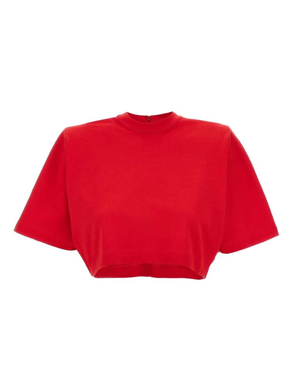 short-sleeve cropped top - 1